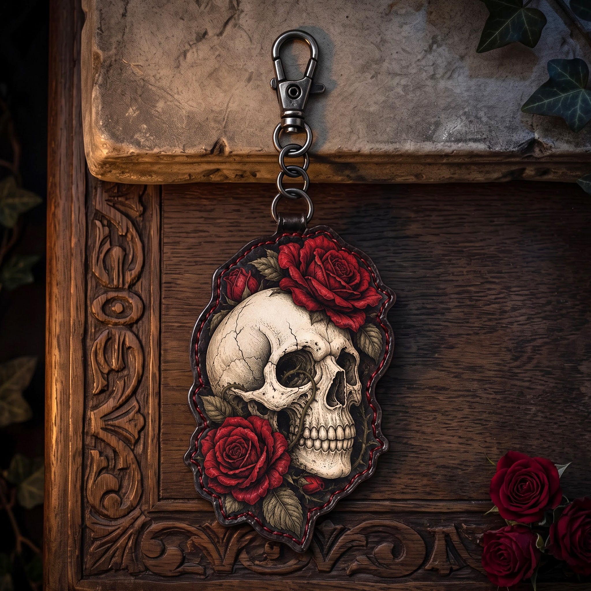 Requiem &mdash; leather bag charm