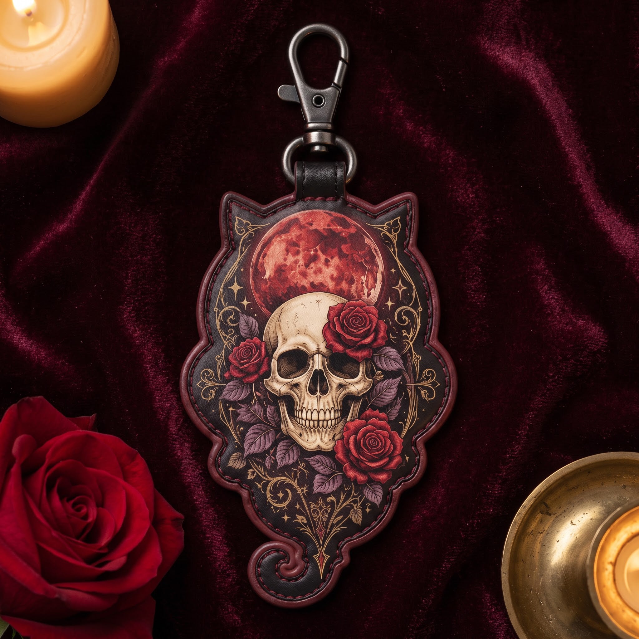 Shadowtail &mdash; leather bag charm